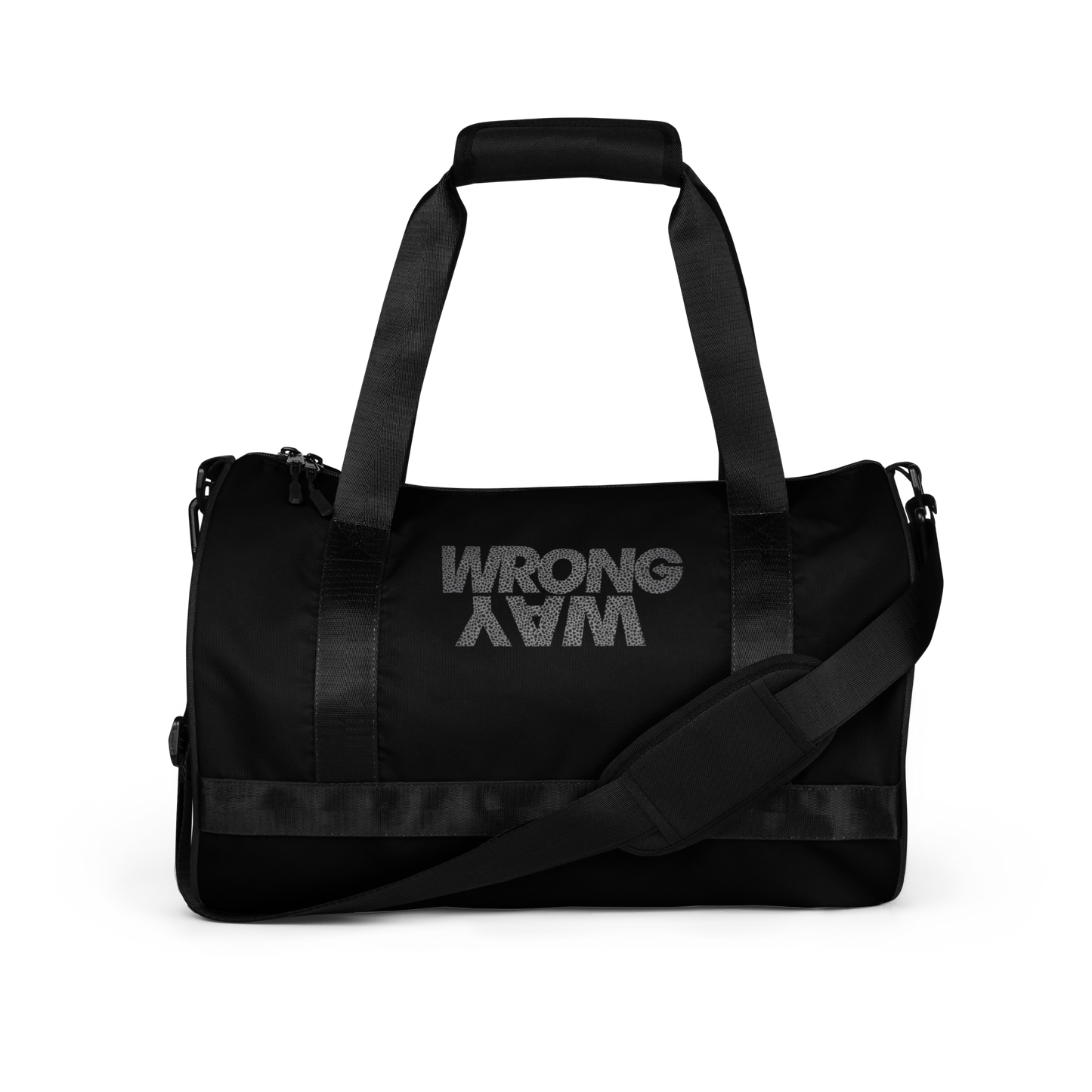 Wrong Way Stack Logo Elephant Print Compact Duffle