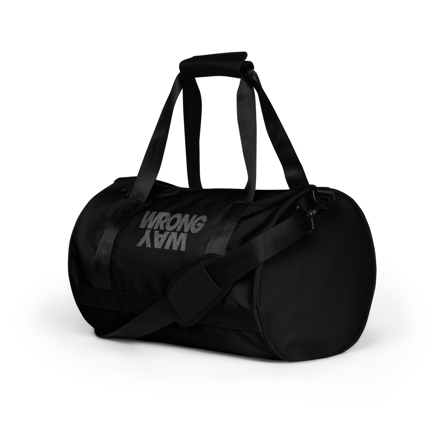 Wrong Way Stack Logo Elephant Print Compact Duffle
