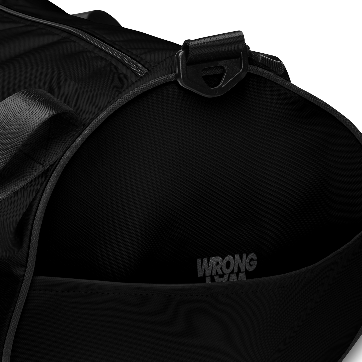 Wrong Way Stack Logo Elephant Print Compact Duffle