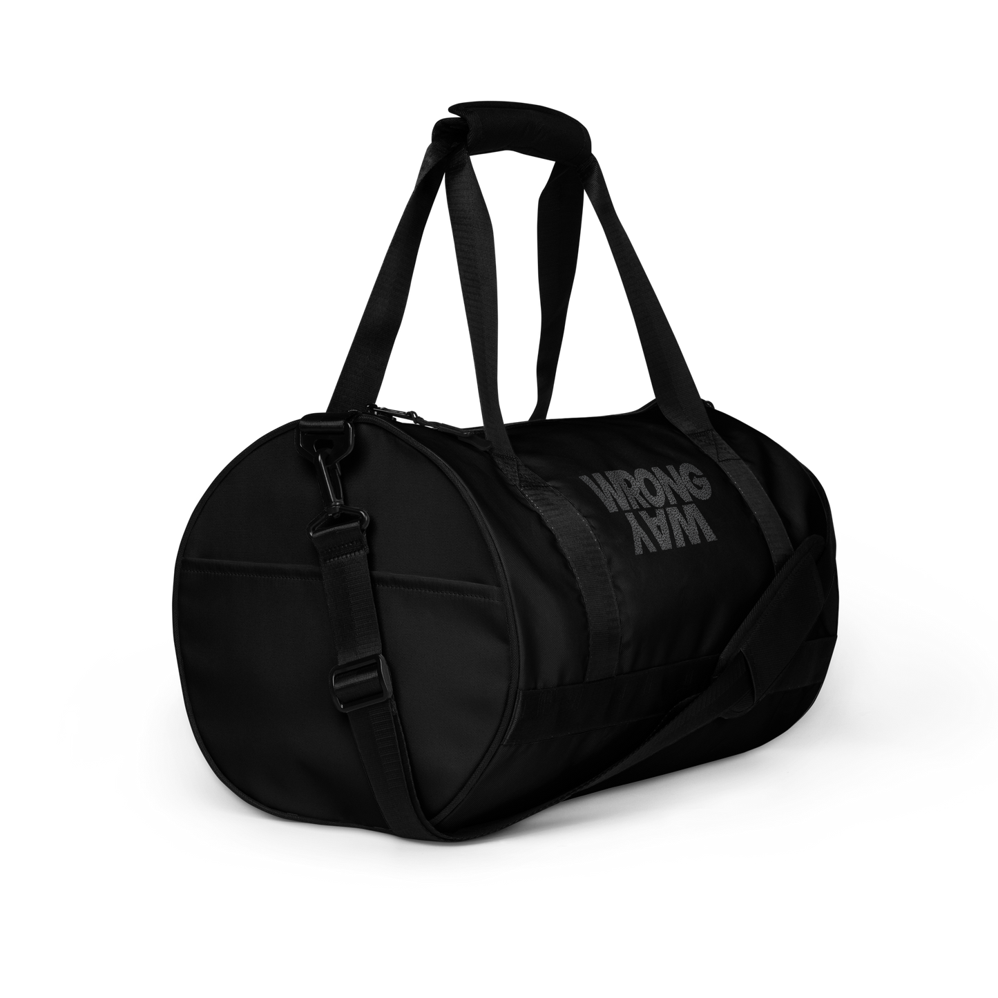 Wrong Way Stack Logo Elephant Print Compact Duffle