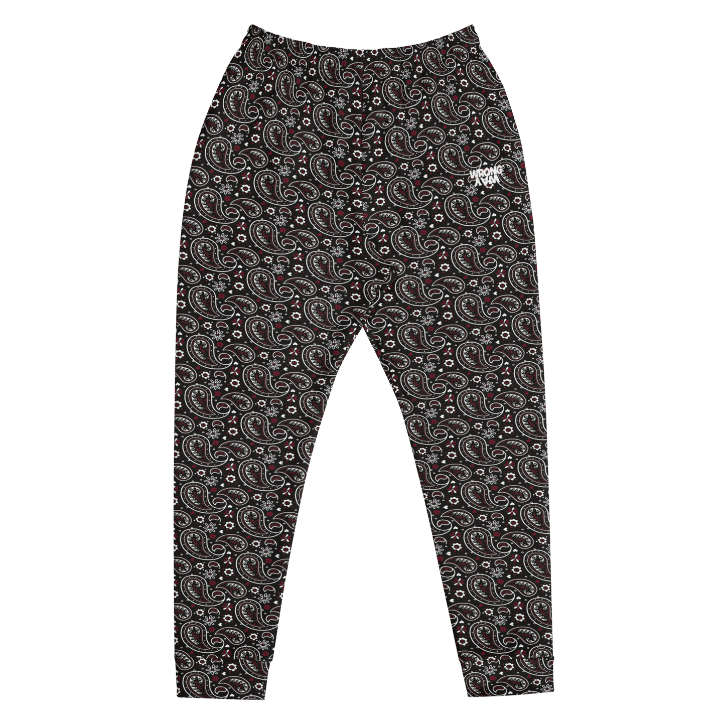 Stack Logo Black Paisley Joggers