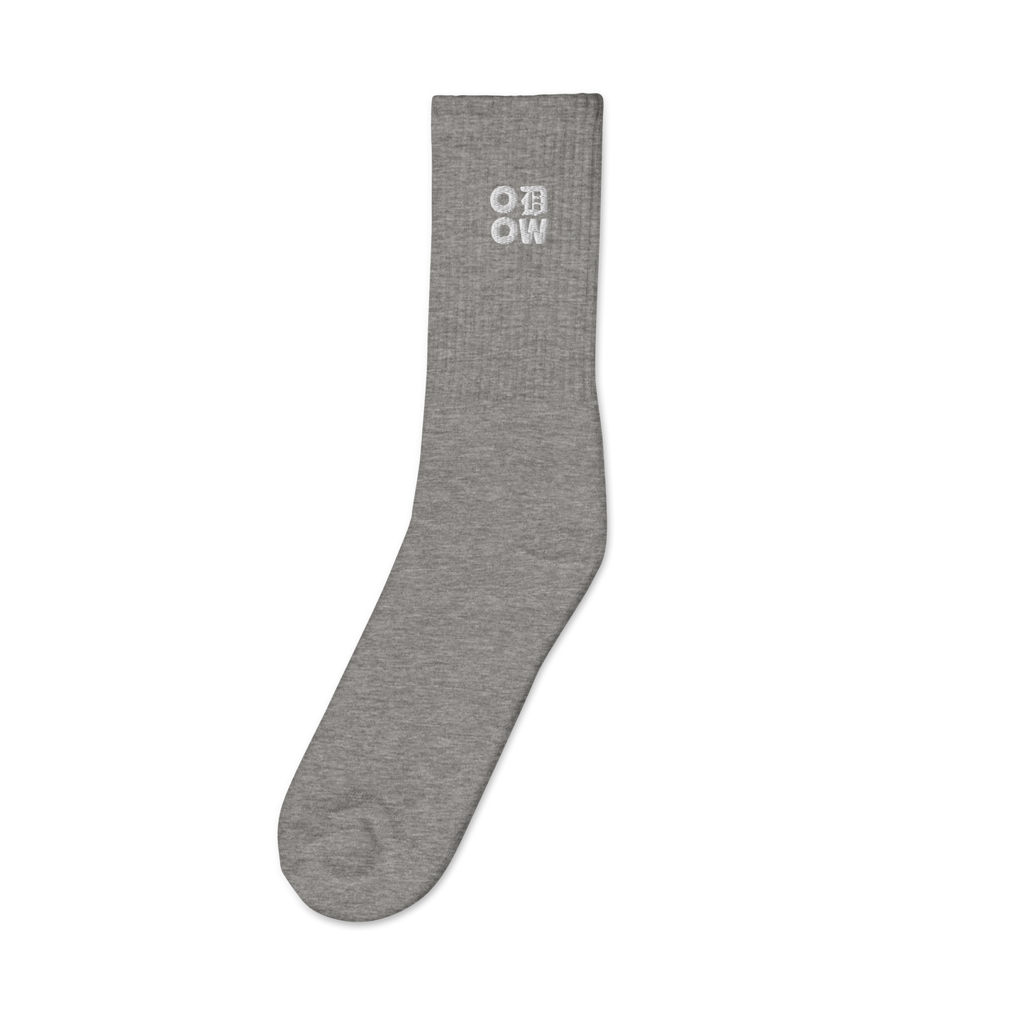 ODOW Embroidered Socks (White Logo)