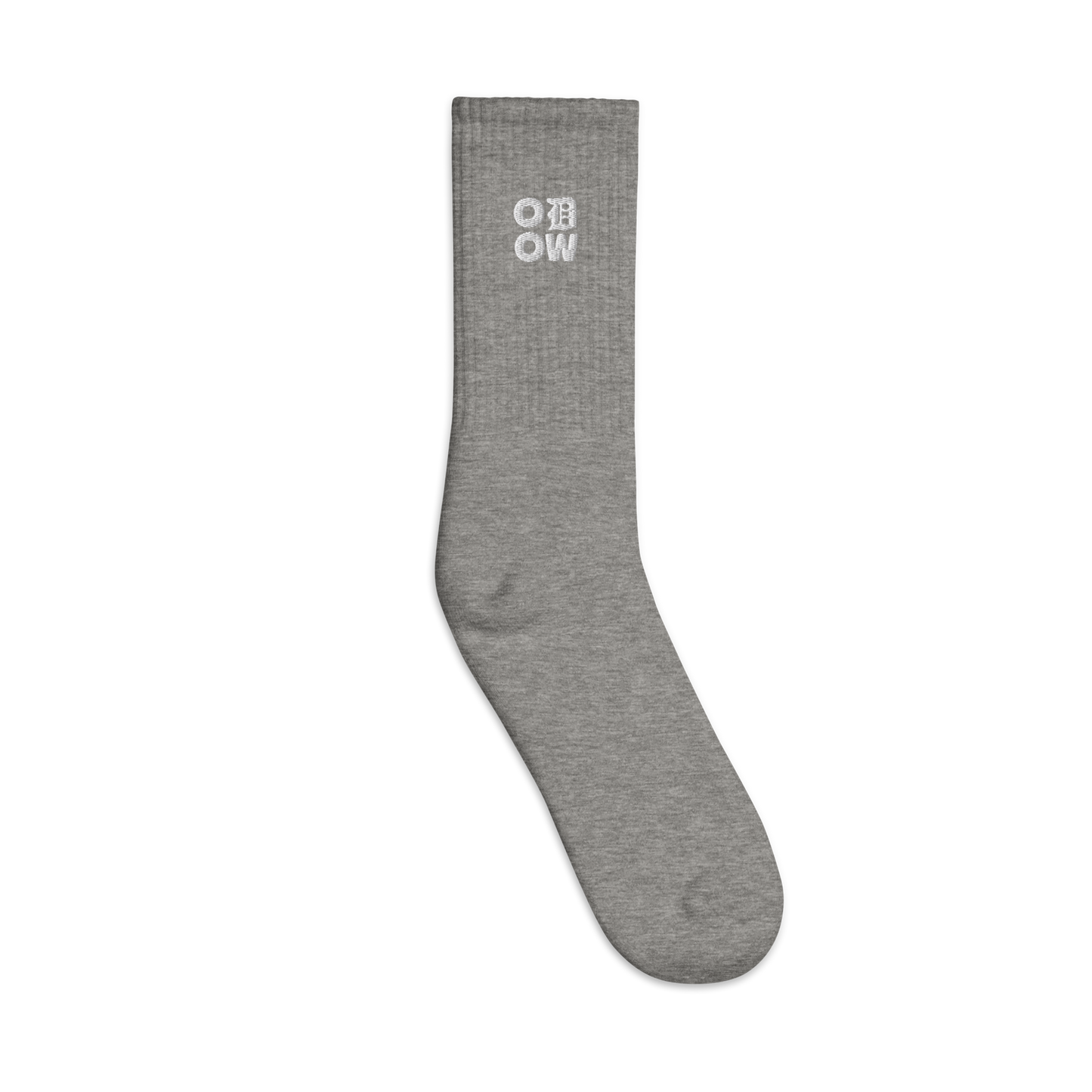 ODOW Embroidered Socks (White Logo)