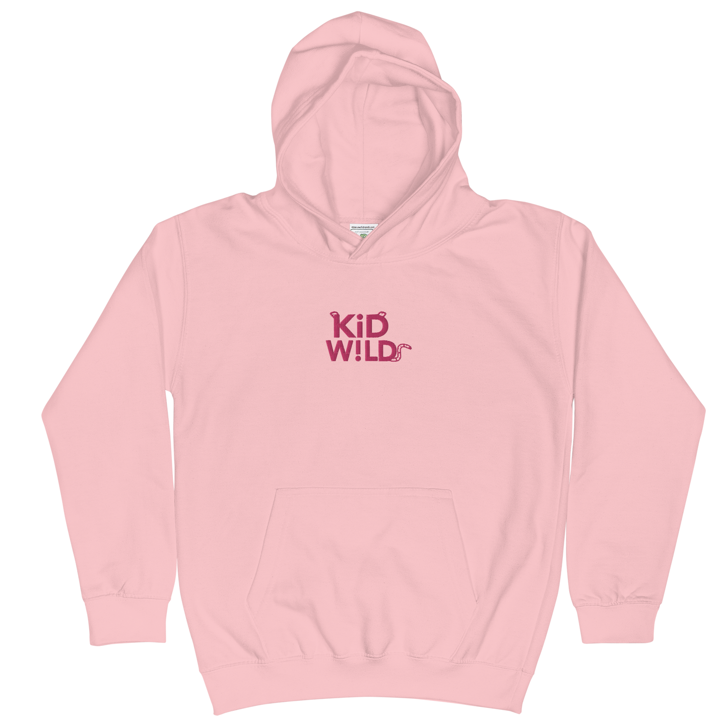KID W!LD Hoodie Pink/Flamingo Logo
