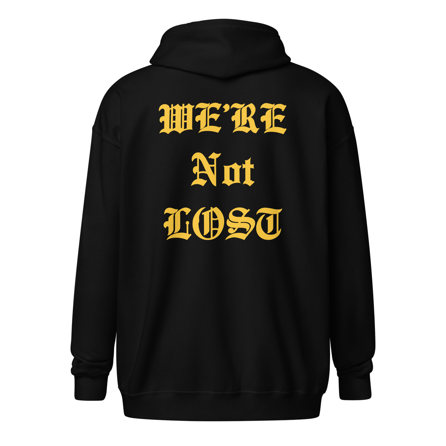 We're Not Lost Heavy Zip hoodie