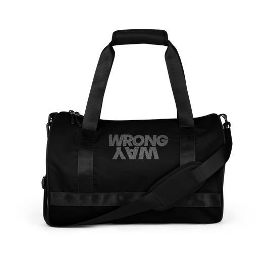 Wrong Way Stack Logo Elephant Print Compact Duffle