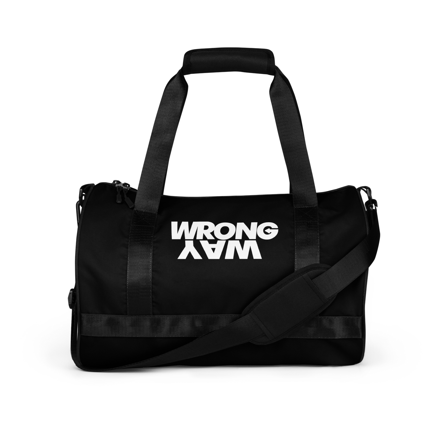 Wrong Way Stack Logo Compact Duffle