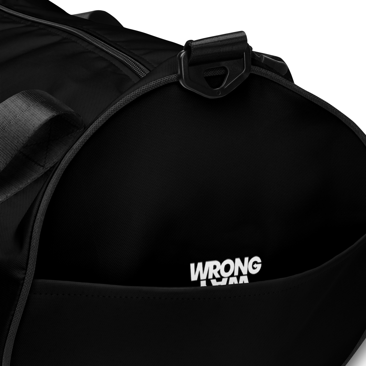 Wrong Way Stack Logo Compact Duffle