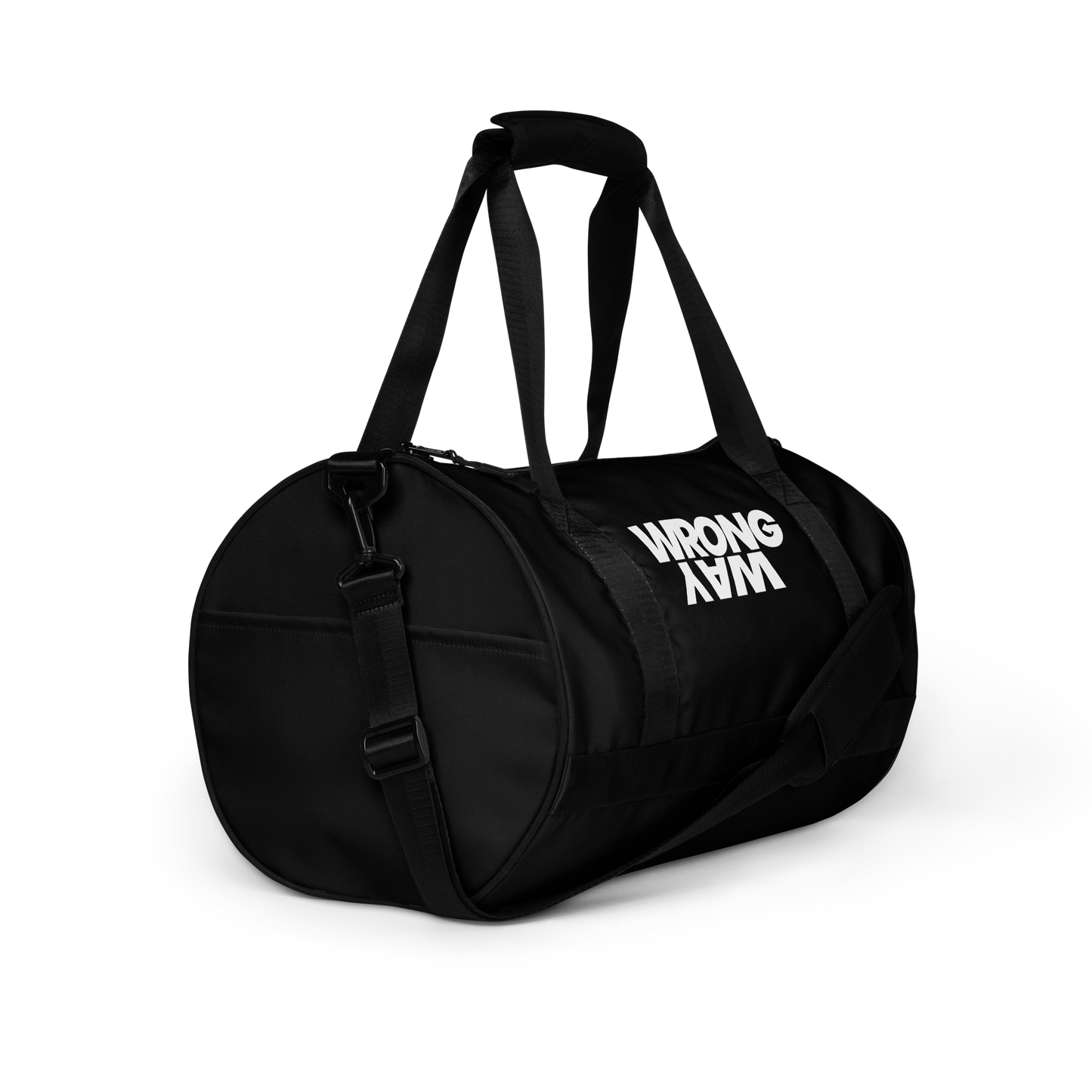 Wrong Way Stack Logo Compact Duffle