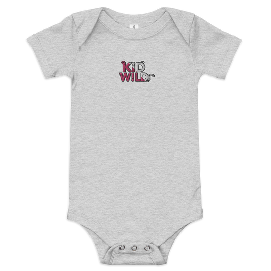KID W!LD Onesie Pink/White