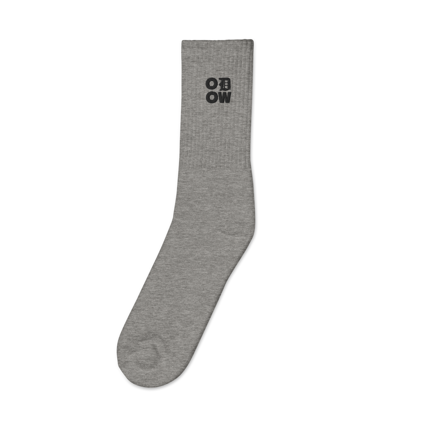 ODOW Embroidered Socks (Black Logo)