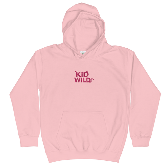 KID W!LD Hoodie Pink/Flamingo Logo