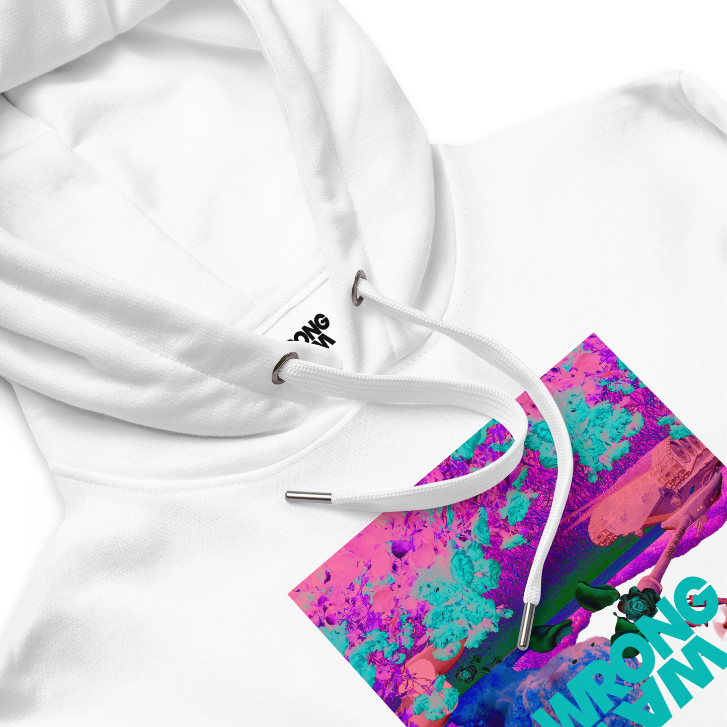 Indigo Hoodie White
