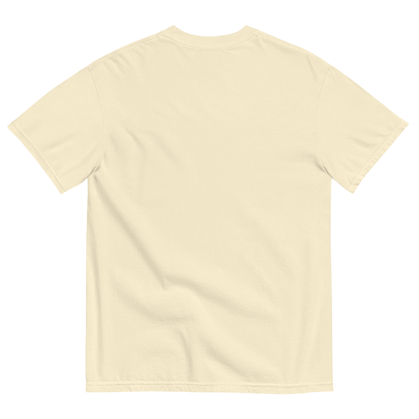 Wrong Way Stack White Logo Dyed Tee (Embroidered)