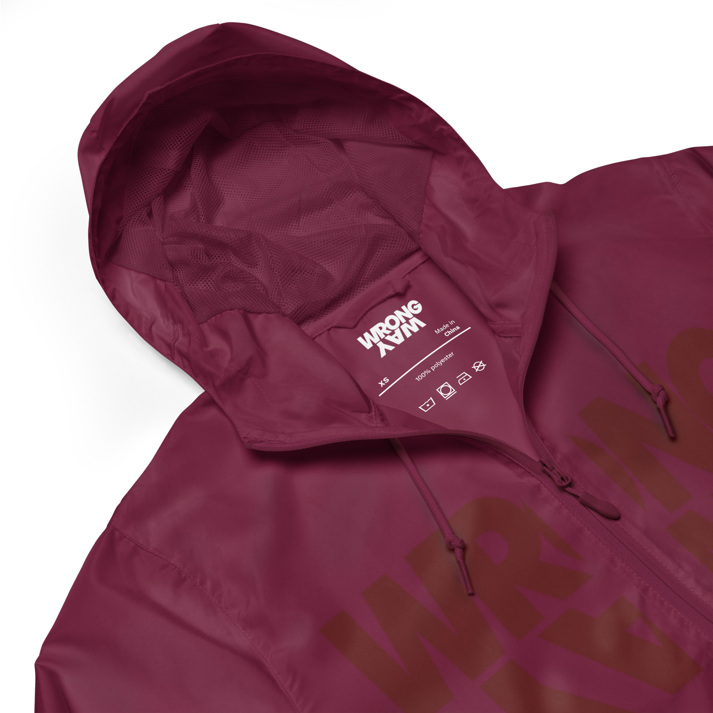 ODOW Athletics Zip Up Maroon