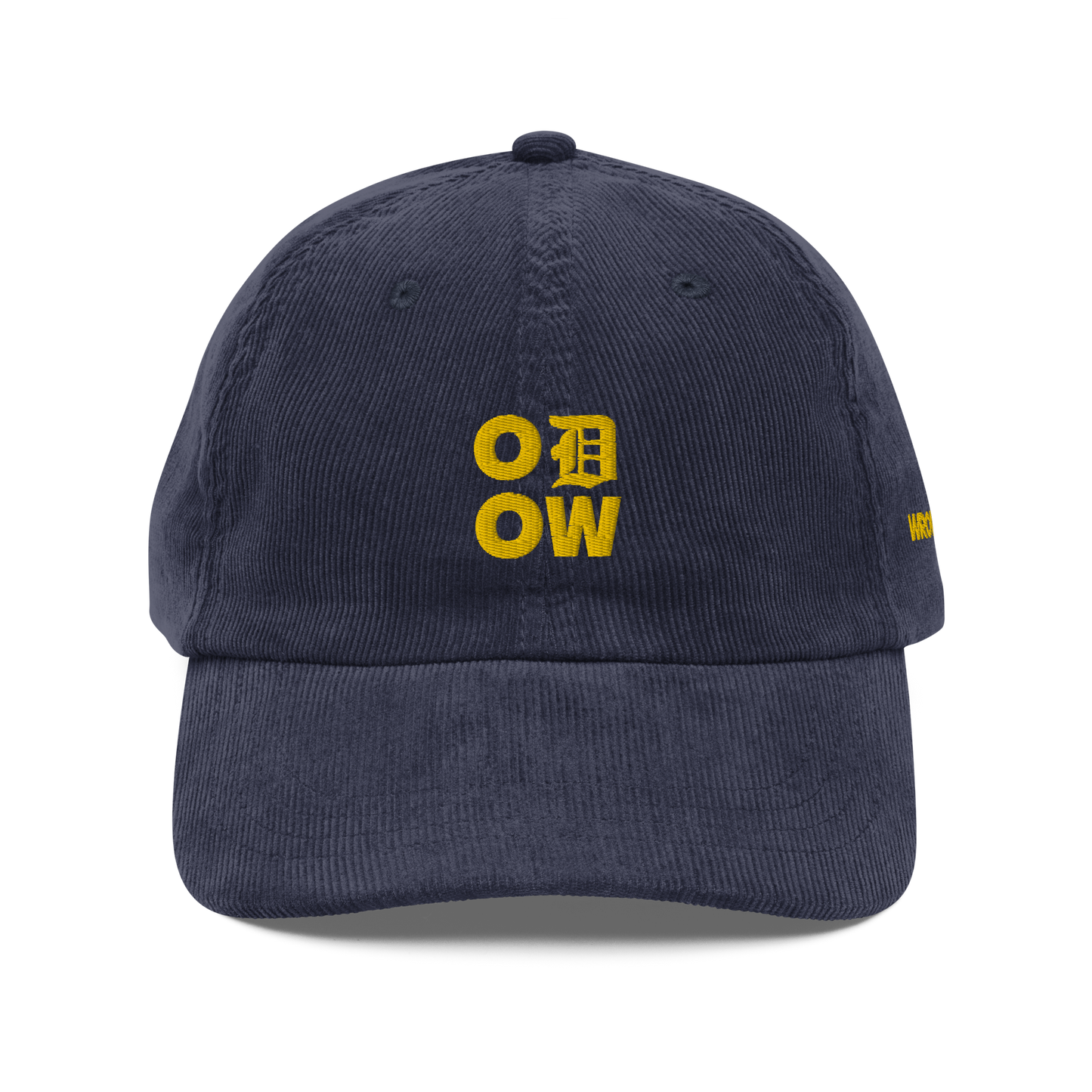 ODOW Detroit Vintage corduroy cap NAVY